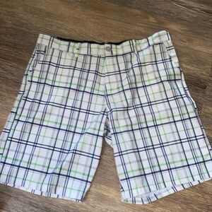 Y2K OP men’s shorts plaid / four way stretch size 40